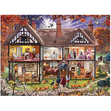 diy 5d diamond painting square rhinestones diamond embroidery Halloween haunted night house full cross stitch mosaic Z1176 2024 - buy cheap