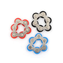 Bicicleta corrente fidget spinner pulseira para autismo e tdah brinquedo anti estresse brinquedo para crianças/adulto/estudante 2024 - compre barato