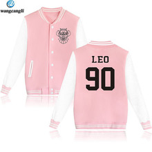 KPOP VIXX бейсбольная форменная куртка, женские свитшоты в стиле Харадзюку, зимние корейские модные розовые толстовки в стиле хип-хоп с альбомом, верхняя одежда 4XL 2024 - купить недорого