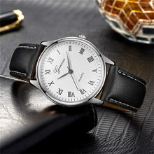 Geneva-Reloj de pulsera de cuarzo y cuero para hombre y mujer, cronógrafo informal, elegante, Unisex 2024 - compra barato
