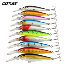 Goture 10pcs/lot Minnow Fishing Lure Wobbler Hard Artificial Bait with 3D Eyes Fishing Tackle 13cm 10g 2024 - buy cheap