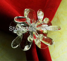 Anillo de servilleta de boda con cuentas, soporte para servilletas, anillo de servilleta de decoración de vacaciones 2024 - compra barato