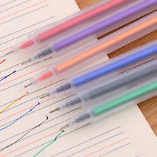 1pcs 0.5mm Creative Simple Wind Transparent Scrub Watercolor pen Office Handbook Neutral pen School office supplies 2024 - buy cheap