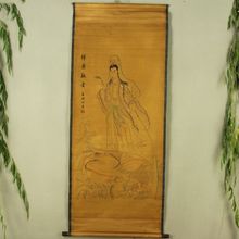 Elaborate Chinese Antique collection Calligraphy and painting  godness portrait 2024 - buy cheap