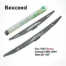 Traditional Wiper Blade for FIAT Brava 22"+20" Bexceed of Car Windshield  1995~2001 2024 - buy cheap