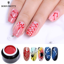 BORN PRETTY Elastic Drawing Nail Gel Polish 5ml Spider Painting Soak Off UV Gel varnish Nail Art Wire Varnish 2024 - buy cheap