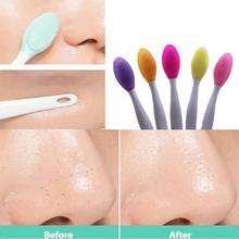 2pcs Silicone facial brush cleanser Beauty Wash Face Exfoliating Blackhead Remover Facial Cleansing Brush Tool 2U1211 2024 - buy cheap