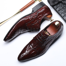 Masculino couro genuíno brogue negócios casamento banquete sapatos casuais apartamentos sapatos vintage artesanal oxford sapatos para homem preto 2020 2024 - compre barato