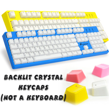 104 key Backlit Crystal Keycaps/Russian keycap Universal Backlit Keycaps(Only Keycap)For Cherry MX Mechanical Keyboard 2024 - buy cheap