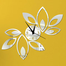 Wall Clock Modern Design Decorative Clocks 3d DIY Acrylic Mirror Living Room Mirror Wall Sticker 2024 - buy cheap