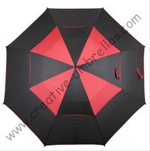 136cm diameter golf umbrella,professional making umbrellas,auto open.14mm fiberglass shaft and 5.0 fiberglass ribs,double layer 2024 - buy cheap