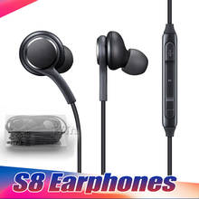 100PCS/Lot 3.5mm wired Stereo Earphones in-ear For Samsung Galaxy S8 Plus Audio Earpiece EO-IG955 S8 earphone With Mic Free DHL 2024 - buy cheap