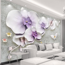 Beibehand-papel de parede personalizado, retrô, relevo, estéreo, borboleta, gesso, tv, sala de estar, quarto, fundo, 3d, mural, papel de parede 2024 - compre barato