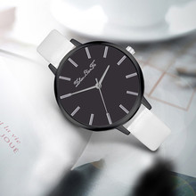 Fashion Women Ladies Watch Black Dial Analog Quartz Wrist Watch Clock Leather Band Dress Watches relogio feminino bayan saat B50 2024 - buy cheap