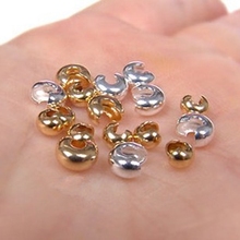 500Pcs/Pack Crimp End Beads Covers Jewelry Findings Jewellery Accessories 2024 - buy cheap