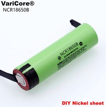 2PCS 100% New Original NCR18650B 3.7 v 3400 mah 18650 Lithium Rechargeable Battery Welding Nickel Sheet batteries 2024 - buy cheap