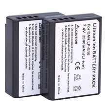 2PCS PROVÁVEL 2000mAh 7.4V LP LP-E10 E10 LPE10 AKKU Bateria para Canon EOS Rebel T3 T5 T6 X50 Beijo Beijo X70 EOS 1100D 1200D 1300D 2024 - compre barato