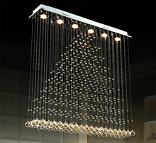 LED Modern Creative Ceiling Light Luxury K9 Crystal Lighting Fixture Stairs Restaurant Living Room Lighting Engineering Light 2024 - compre barato