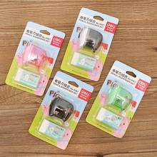 1 Set Cartoon Pig Pencil Sharpener + Eraser Kids Student Study At Home Pencil Cutting Machine School Stationery Homework  0587 2024 - buy cheap