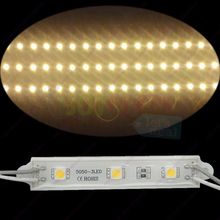 20 шт. Водонепроницаемый DC12V супер яркий теплый белый 7512 5050 3SMD светодиодный модуль струны канал петь письмо 2024 - купить недорого