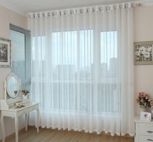 Window gauze curtains custom finished solid wild handsome modern minimalist white linen 2024 - buy cheap