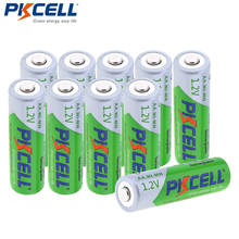 10 шт./лот PKCELL NIMH AA аккумуляторные батареи 2200 мАч 1,2 в Ni-MH низкие саморазрядные батареи 2A предварительно заряженные батареи 2024 - купить недорого