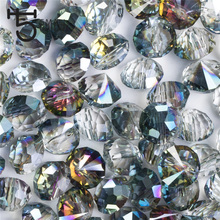 Contas de cristal facetadas áustria 10mm, para fazer acessórios de joias, pulseira diy, contas soltas de vidro para mulher, atacado y907 2024 - compre barato