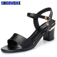 Ankle Strap Heels Women Sandals Summer Shoes Women Open Toe High Heels Party Dress Sandals Big Size 41 M953 2024 - buy cheap