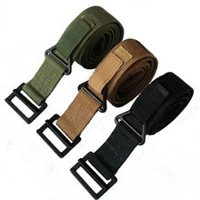 Tactical Adjustable Waistband Men's Belt CQB Hunting Waist Support Military US Army Outdoor Combat Duty Rescue Rigger Men Belt 2024 - buy cheap