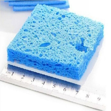 1.4cm blue   BGA smd tips sponge thick blue thickening type soldering iron tips cleaning sponge soldering iron rework station 2024 - buy cheap