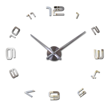 hot fashion quartz watch diy wall clock Acrylic mirror stickers Home Decoration Living Room Needle Europe 2024 - buy cheap