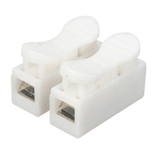 100Pcs Plastic 2 Pin Push Quick Cable Connector Wiring Terminal 10A 250V Dropshipping 2024 - buy cheap