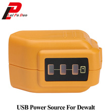 DCB090 USB Converter Charger For DEWALT 14.4V 18V 20V Li-ion Battery Converter  USB Device Charging Adapter Power Supply 2024 - buy cheap