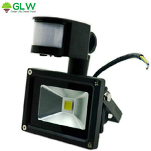 10W Back Shell LED Flood Light Outdoor Lamp PIR Motion Sensor Waterproof IP65 Induction Garden Light 85-265V 2024 - buy cheap