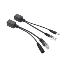 Cable de interruptor de inyector POE, adaptador de cinta con pantalla de 12V, Cable de alimentación, 24V y 48V, 50 Uds. (25 pares) 2024 - compra barato