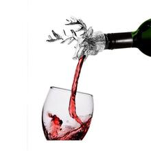 Уникальные пробки для бутылок вина с оленем из нержавеющей стали, аэраторы для вина, инструменты для бара 2024 - купить недорого
