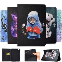 Tablet protective case for iPad 2017 9.7inch 2018 PU leather Soft back Cover for iPad 5/6 Air Air 2 Original Cartoon Printe case 2024 - buy cheap