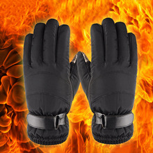 Водонепроницаемые лыжные перчатки Зимние перчатки для сноуборда снегоходы мотоциклетные ветрозащитные перчатки с подогревом зимние спортивные перчатки для катания на лыжах 2024 - купить недорого