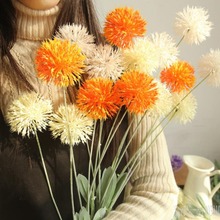 1pc artificial dandelion plastic flower ball home bedroom table decoration fake flower wedding hand holding flower birthday gift 2024 - buy cheap