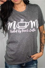 Mãe alimentada pelo café t shirt gráfico moda feminina grunge tumblr estético camisetas mãe dias presente bonito kawaii slogan camiseta topo 2024 - compre barato