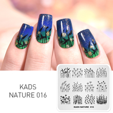 KADS Stamping Plate Nature 016 Wild Lively Plants Design Image Template Nail Stamp Templates Nail Mold Stencils for Nails 2024 - buy cheap