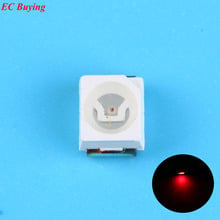 SMD-Chip rojo Ultra brillante 100 LED, montaje en superficie de 20mA, diodo emisor de luz LED 3528 SMT, lámpara de cuentas, luz para práctica artesanal, 1210 Uds. 2024 - compra barato