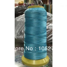 Wholesale 200M Charming Turquoise Blue Color Bead Silk Cord Thread Line Fit Necklace Jewelry 0.5mm New Arriver Free Shipping 2024 - buy cheap