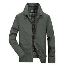 Brand Spring Autumn Jacket Men Military Cotton Jacket Coat Male Casual Jackets Men Jaqueta Masculina Plus Size 4XL mens clothing 2024 - buy cheap