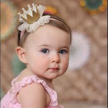 5 Patterns Baby Girls Headwear Princess Tiara Mesh Soft Floral Hairband Headband Hair Accessories Gifts for Kids 2024 - buy cheap