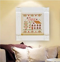 Embroidery Package  Cross Stitch Kits Unopen Luxurious  1 Piece  House for Month June  Free shipping  Luxurious 2024 - buy cheap