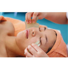 New Gua Sha Guasha Face Massage Beauty Tool Chinese Natural Jade Health Cure 2024 - buy cheap