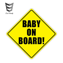 EARLFAMILY-pegatinas para coche de 13cm x 13cm, calcomanía para bebé a bordo, SUV, ventana, maletero, pegatina de vinilo para coche, accesorios impermeables para coche 2024 - compra barato