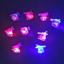 Flash Children's Hairpin Luminous Gift Hairpin Accessories Cartoon Hair Clips Led Light up Kid Toys Party Birthday LED  Supplies 2024 - buy cheap