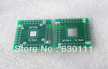 FREE SHIPPING 100PCS QFN64 QFN56 turn DIP64 DIP56 0.5MM IC adapter Socket / Adapter plate PCB 2024 - buy cheap